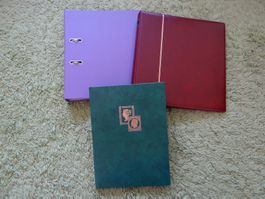 Sammlung Schweiz in 3 Alben inkl. PAX, Grimsel Urtype+PJ/PP
