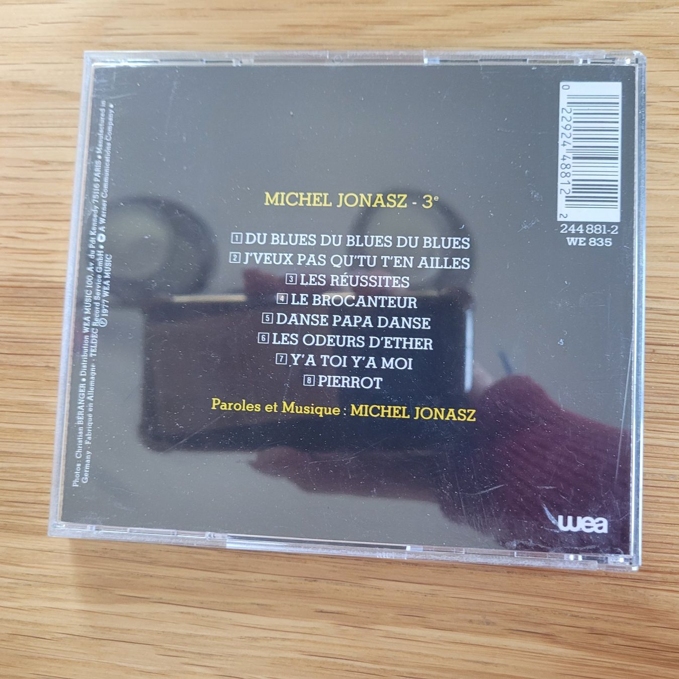 CD: CD Michel Jonasz 3ème – Usato da Biel/Bienne venduto da Destockweb 2