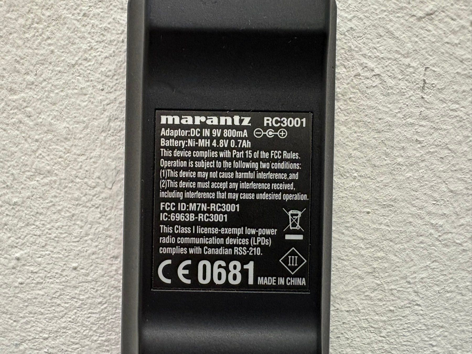 Marantz Telecomandi: Marantz RC3001 Fernbedienung – Usato da Hochdorf venduto da av-electronics 5