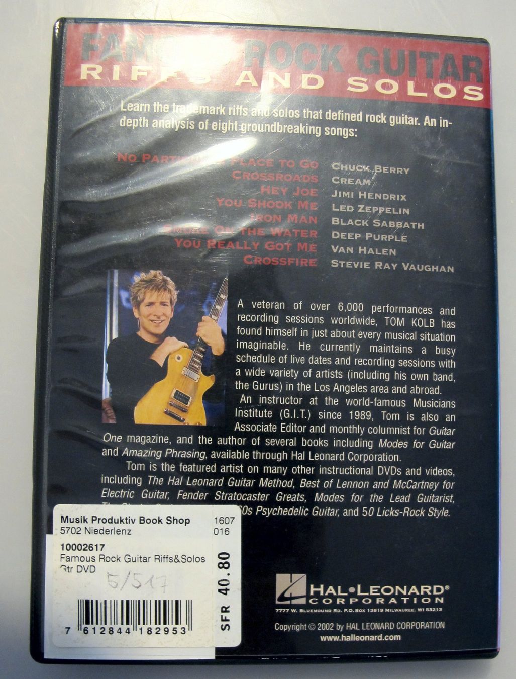 Tutti i DVDs: RIFFS AND SOLOS DVD – Usato da Reinach AG venduto da Yaris6 1