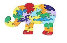Holzpuzzle Elefant