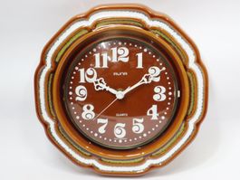 Vintage Küchenuhr Auna Keramik made in Germany