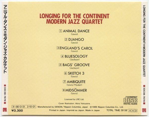 CD: Milt Jackson, Percy Heath, Connie Kay, John Lewis – Usato da Unterbäch venduto da qlewi 1
