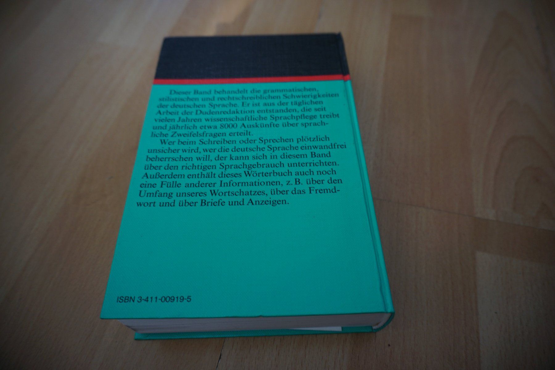 Bücher: Duden Zweifelsfälle der deutschen Sprache – Gebraucht aus Zürich von einalemjena 2