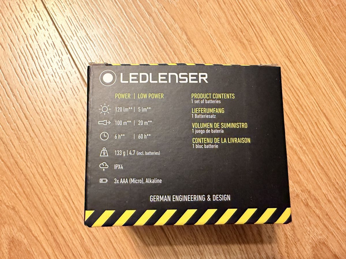 Ledlenser Lampen: LEDLENSER IH3 Stirnlampe 100m Outdoor – Neu und originalverpackt aus Kreuzlingen von TG-1 3