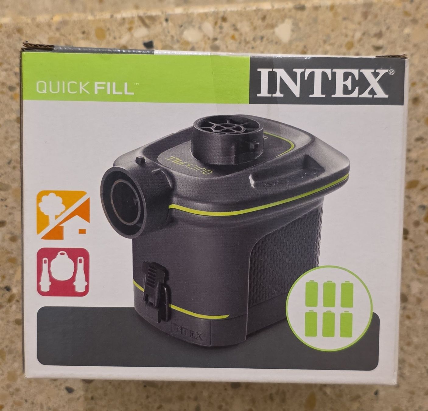 Intex Schwimmbad-Zubehör: INTEX QUICK FILL Luftpumpe – Neu und originalverpackt aus Thun von remyi