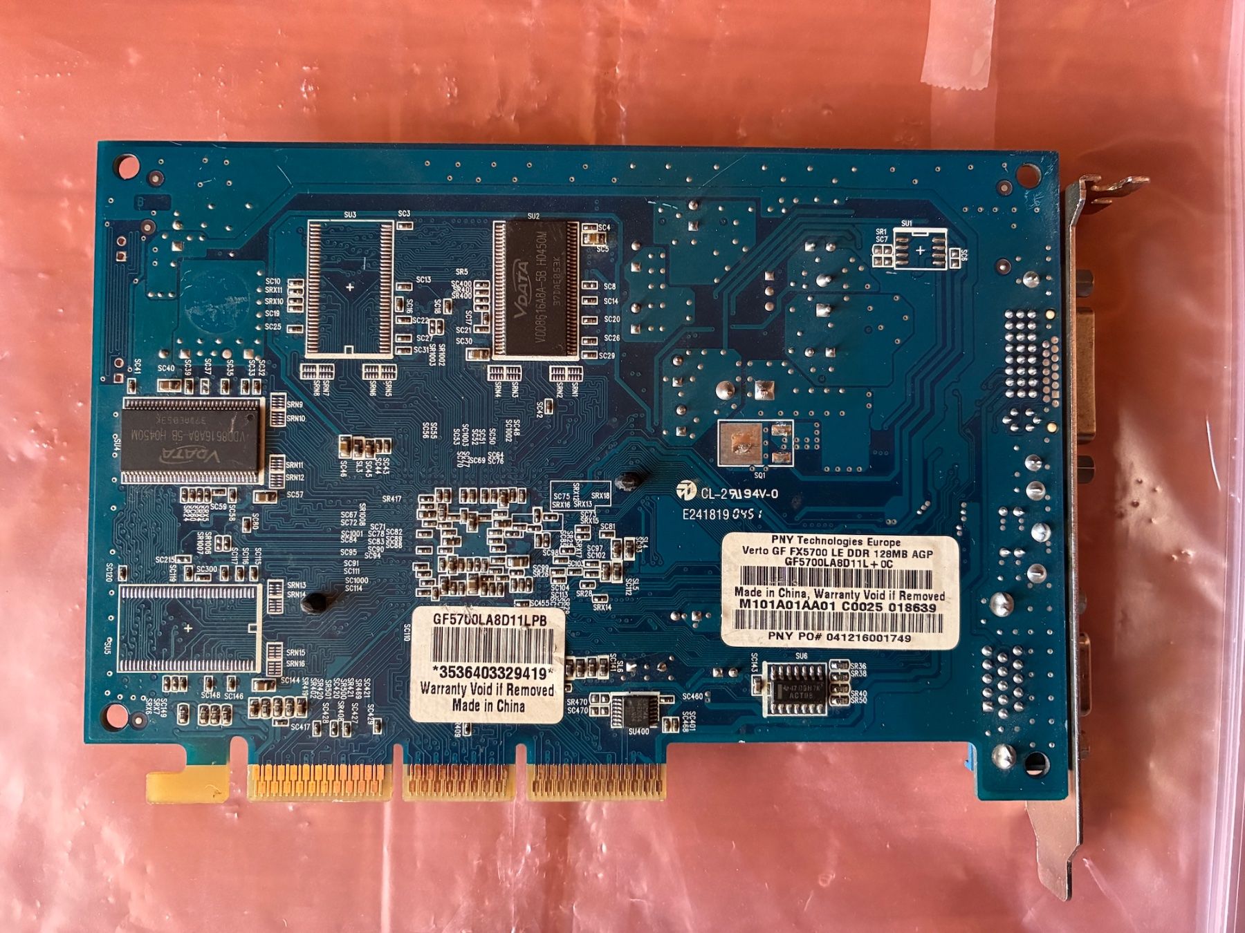 Schede grafiche: GeForce 5700LE AGP 128MB DDR – Usato da Vétroz venduto da Minutemanqvs 1
