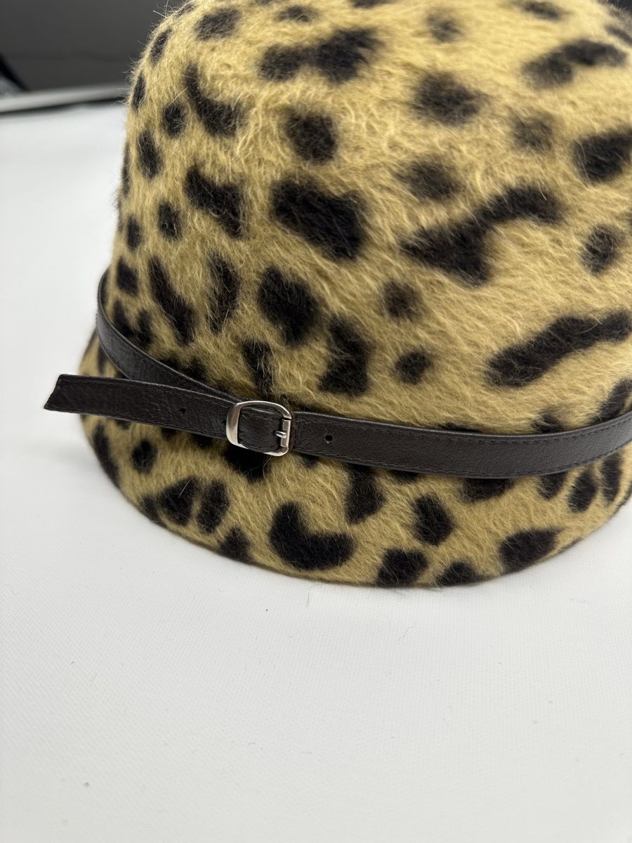 Copricapi, berretti & cappellini: Winter-Hut von Mühlbauer mit Leopardenmuster – Usato da Luzern venduto da kim221080 1