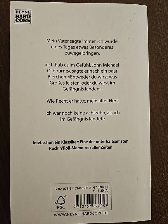 Libri: OZZY - Die Autobiographie – Usato da Baar venduto da aeMPe 1
