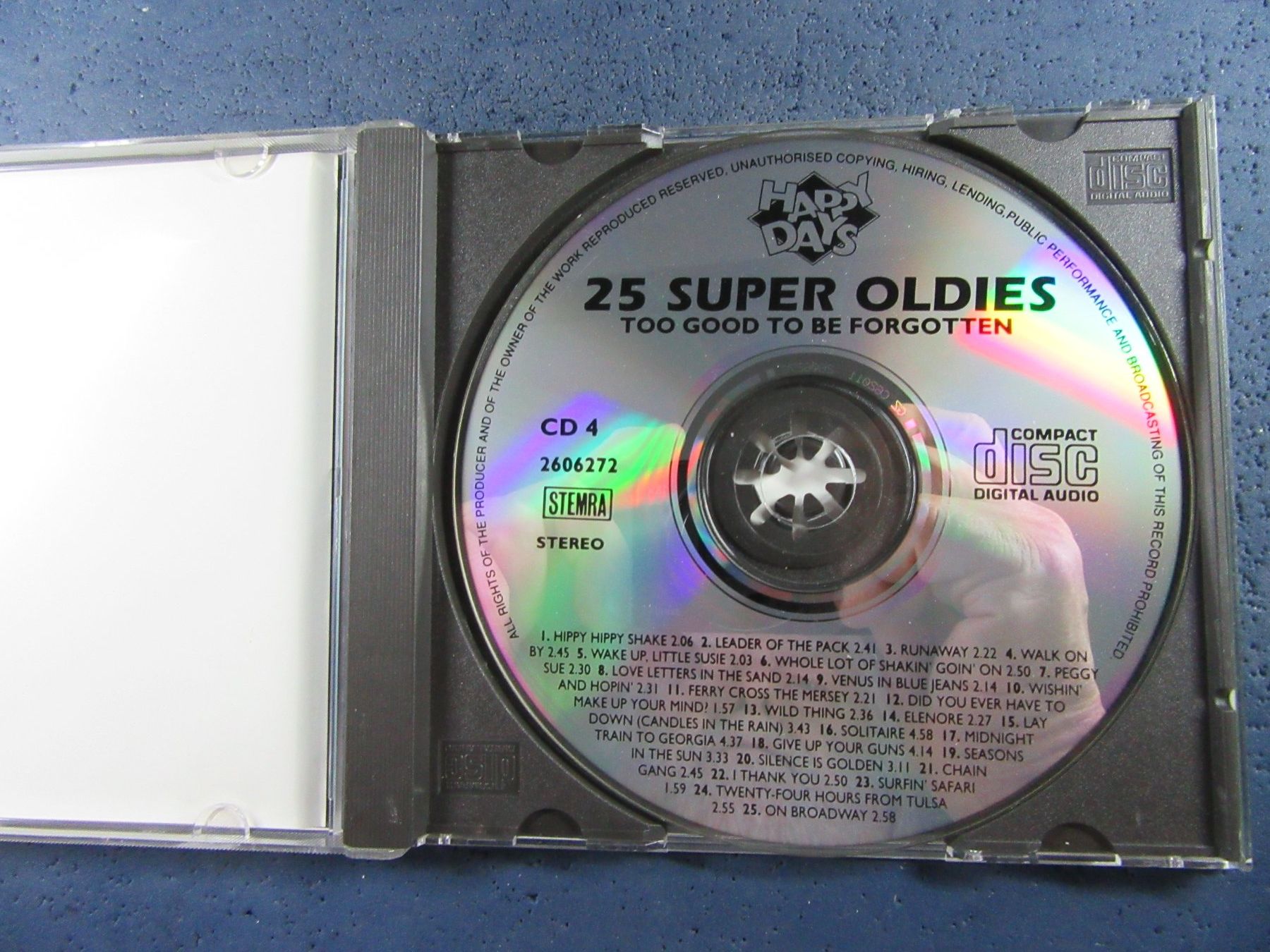 CD: 25 SUPER OLDIES CD ORIGINAL ARTISTS VOL.4 – Usato da Ettingen venduto da Hausi4711 2