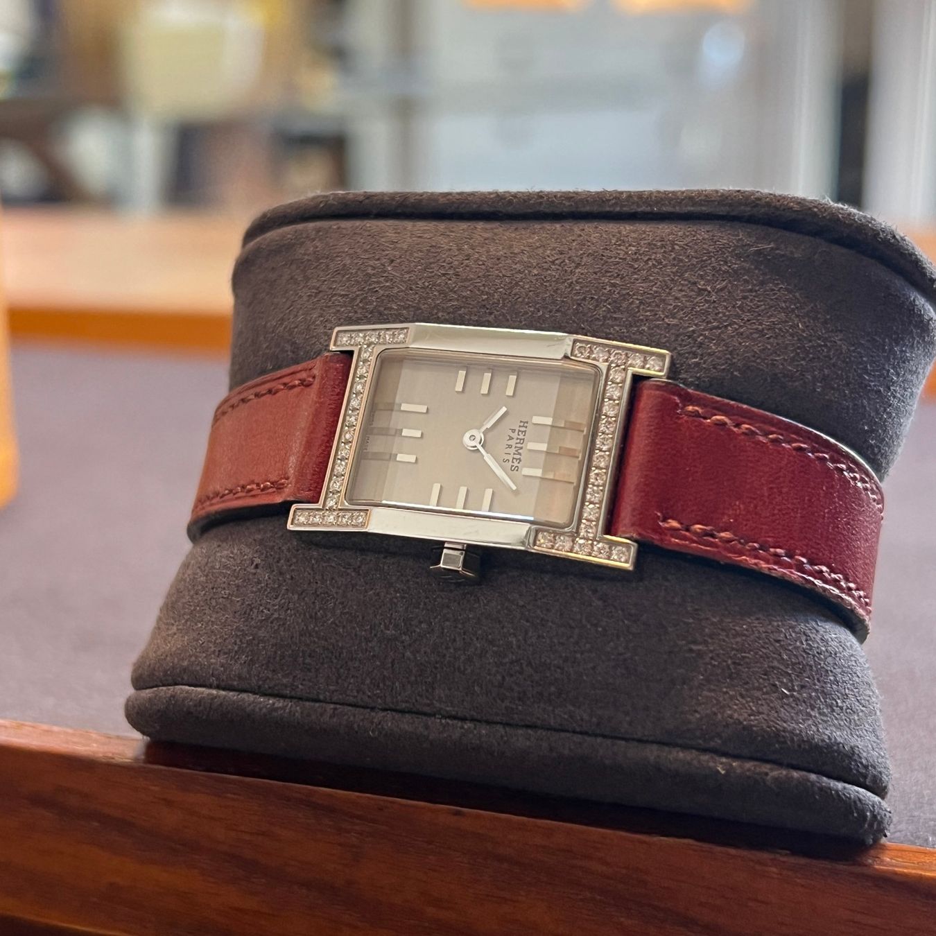 Hermès Uhren: Hermès Tandem Diamond Bezel TA1.230 – Gebraucht aus Carouge GE von Watchaser 6