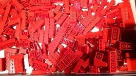 Lego 200 Roten Teile Pièces Rouges -L42