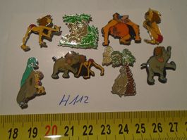 8 ver Dschungelbuch Pins (D314)