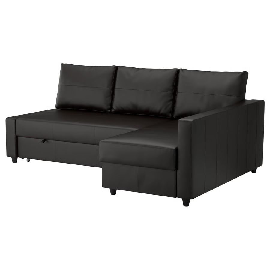 Sofas: FRIHETEN black couch - bed/container – D'occasion à Zürich par Ale_7khj