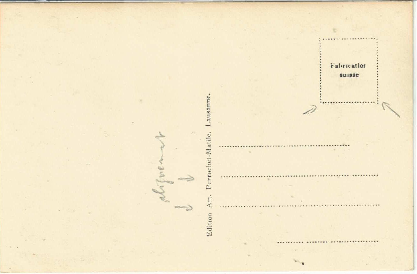 Cartes postales: Hotel de la Tete-Noire - Trient – D'occasion à Ettingen par Kartenplanet 1