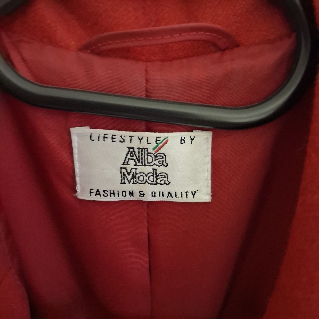 Alba Moda Giacche: Alba Moda Red Wool Jacket Coat size 38 – Nuovo (secondo la descrizione) da Wil SG venduto da tre_g2l7 4