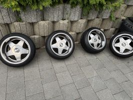 4x Kerscher Tiefbett Alufelgen 9Jx16 ET15–16 Zoll