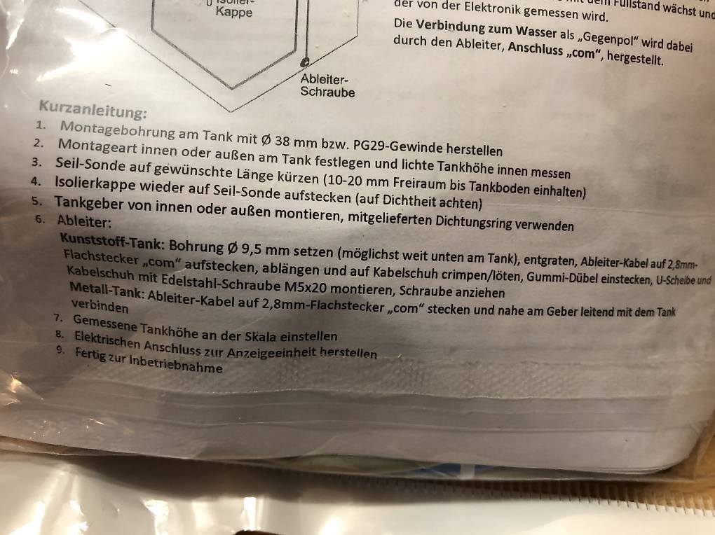 Abbeveratoi e trogoli: Tanksonde neu – Usato da Brunnen venduto da European0 2