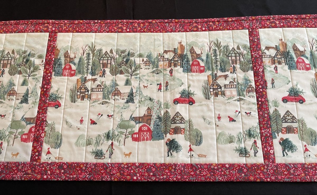 Alle Dekorationen: Chemin de table de Noël patchwork  – Neu und originalverpackt aus La Chaux-de-Fonds von NathalieM07 1