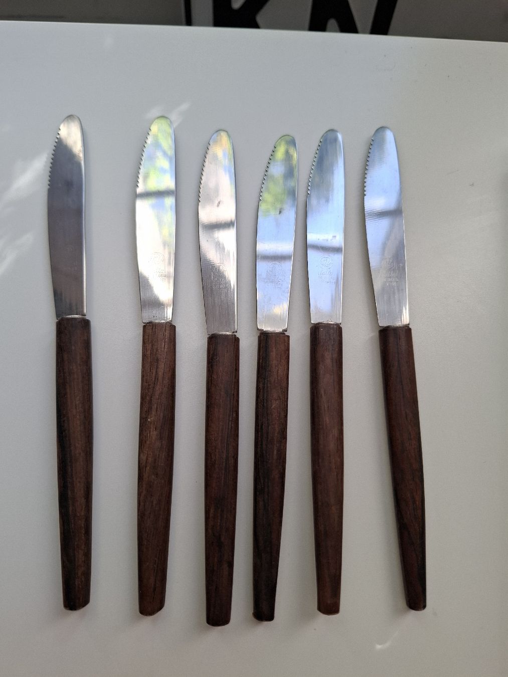 Solingen Coltelli: 6 kleine alte Messer Solingen mit Holzgriff – Usato da zufikon venduto da Oggi11