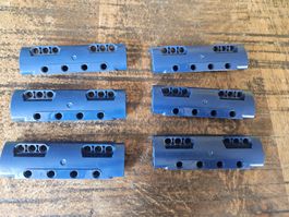 lego 11954 lot de 6 pièces Dark Blue Technic, Panel Curved 