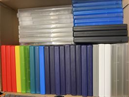 DVD und Blueray-Hüllen farbig