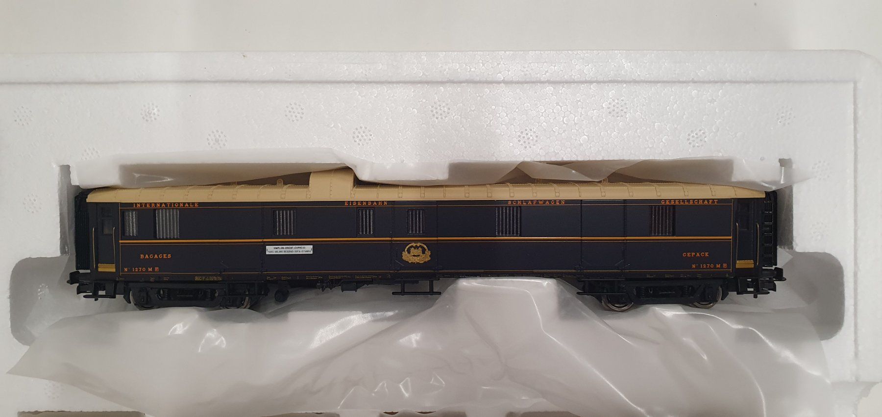 Rivarossi Modellini di ferrovie: Rivarossi HR4010 & HR4020 Sets Simplon Orient Express – Nuovo e nell'imballaggio originale da Würenlos venduto da juruth 2