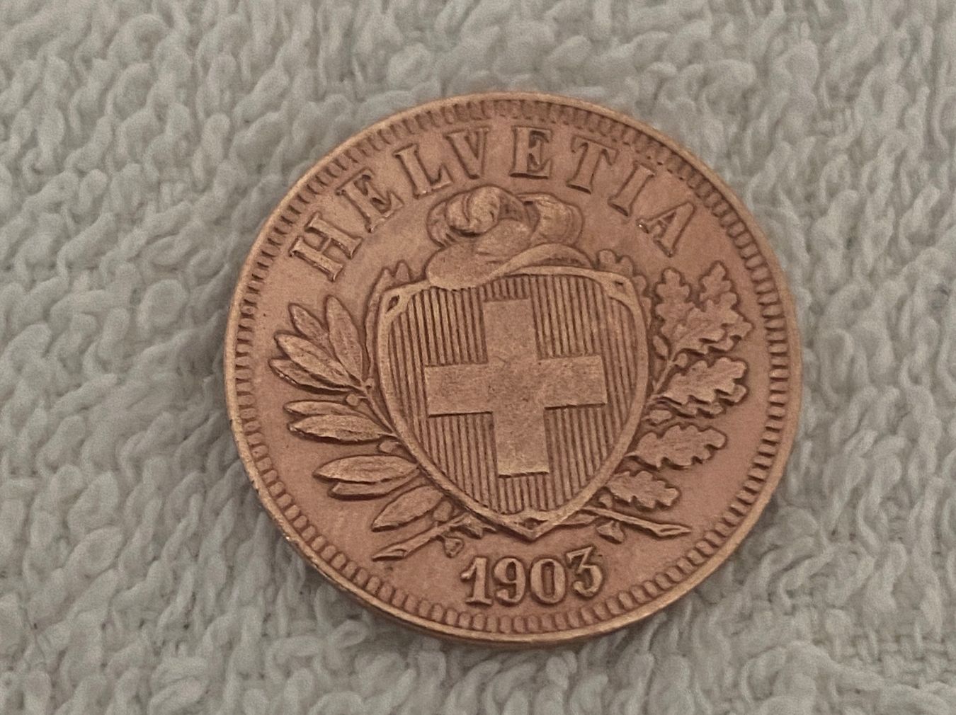 Tutti le monete: 2 centimes/Rappen 1903 B – Usato da Nyon venduto da Ilmi09