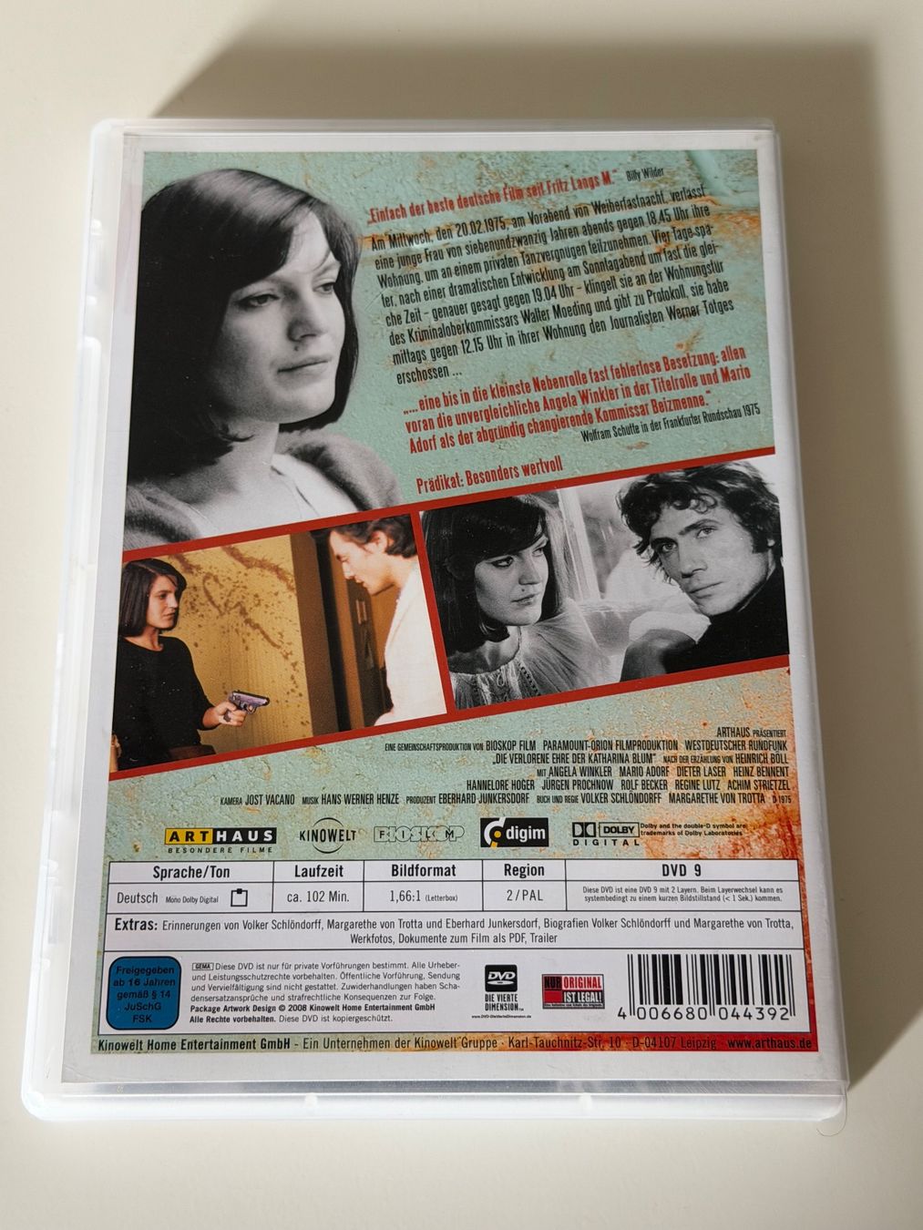 Tutti i DVDs: Die verlorene Ehre der Katharina Blum DVD – Usato da Altstätten SG venduto da sheamus 1