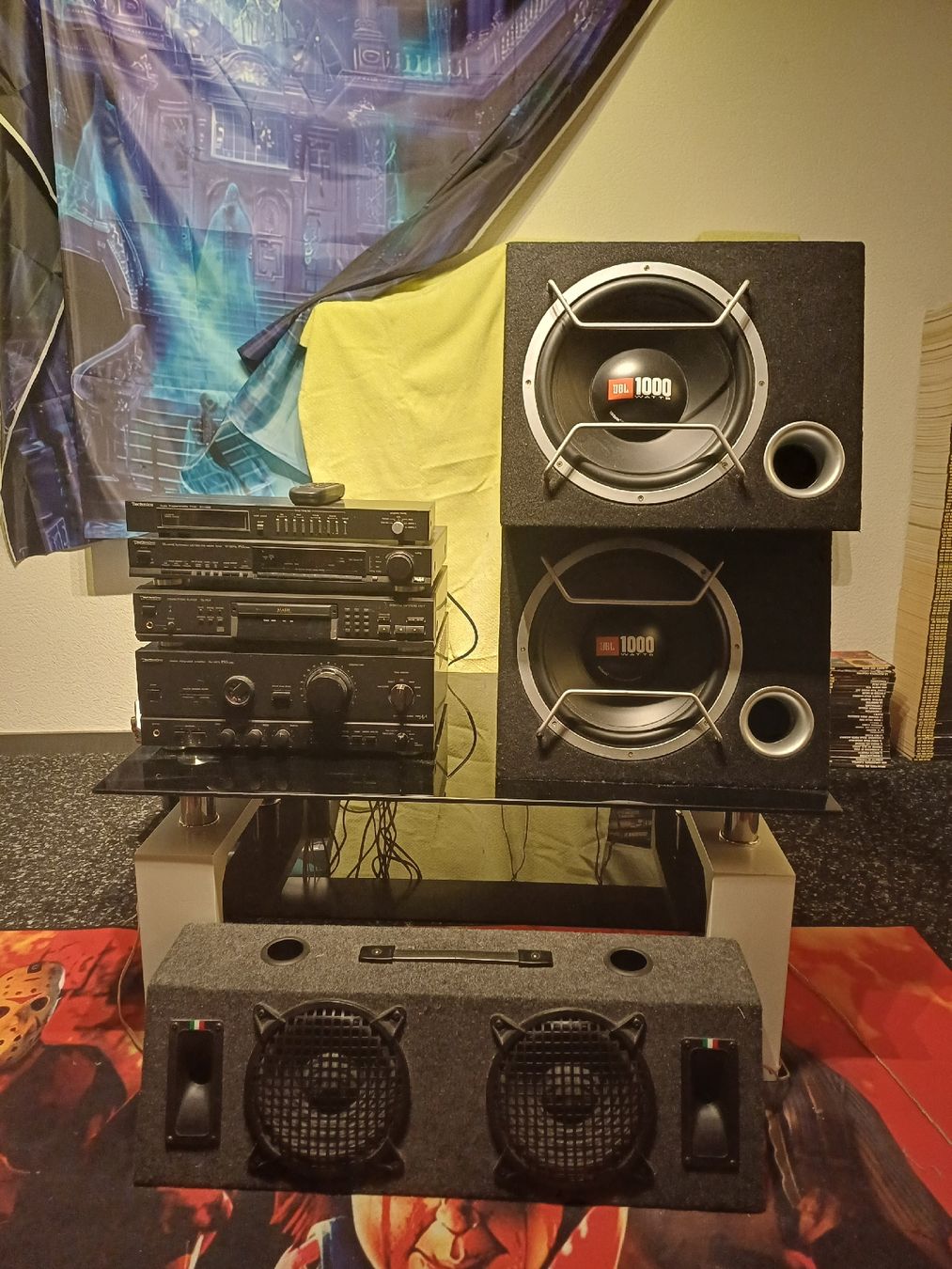 JBL Lautsprecher: HiFi Anlage Technics mit JBL Subwoofern – Gebraucht aus Bösingen von dylan.dog