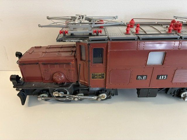 LGB Modellini di ferrovie: LGB RhB Ge6/6 Krokodil 413 mit Digitaldecoder – Usato da Obfelden venduto da Chfi70 4
