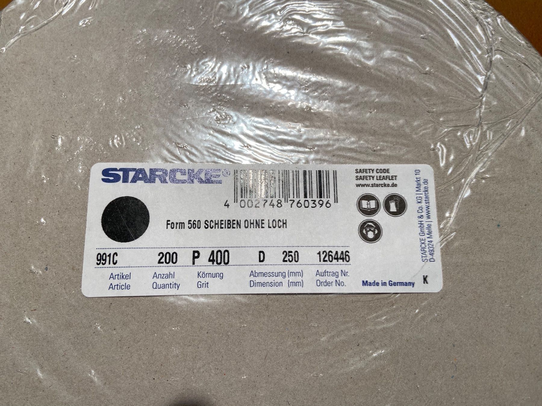 Tutti gli attrezzi: Schleifpapier – Nuovo e nell'imballaggio originale da Jonschwil venduto da Lambo5000 2
