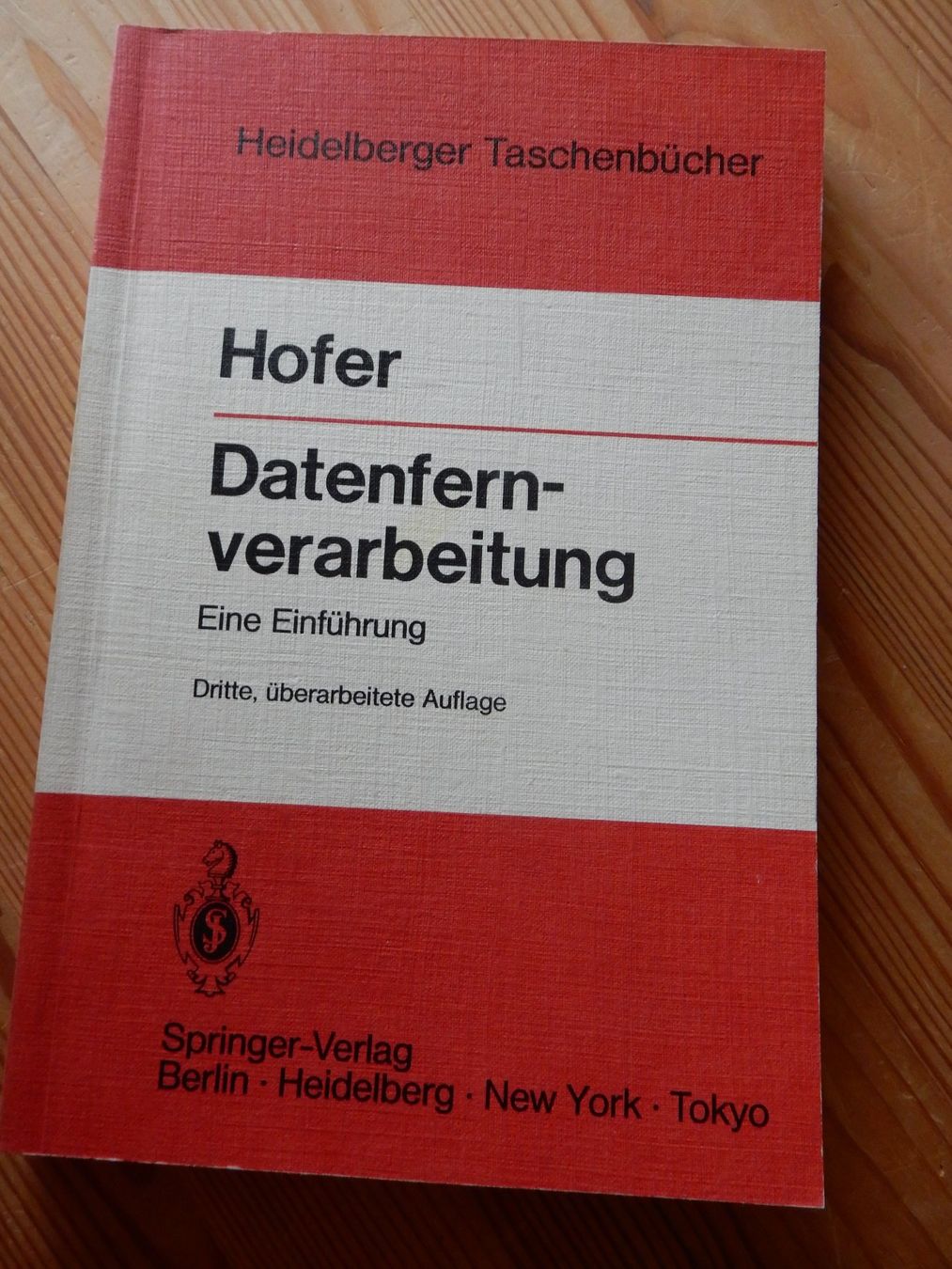 Bücher: antikes Buch: Hofer - Datenfernverarbeitung Springer Verlag – Neu (gemäss Beschreibung) aus Jona von JOberg_25 8