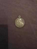 Religiöser Anhänger Medaille – AVE CRUX Vintage