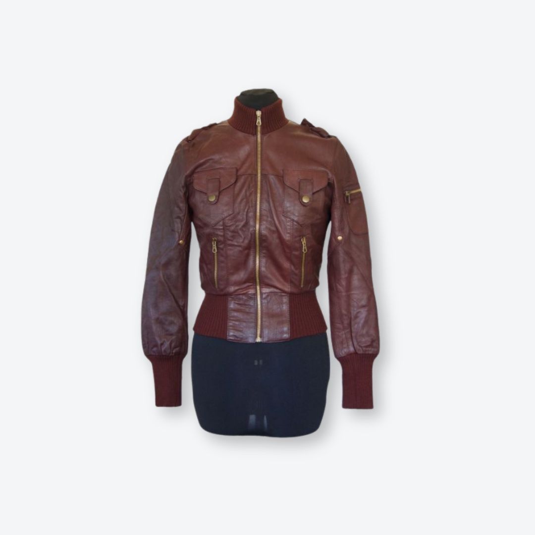 Giacche: Echt-Leder Jacke im Pilotenstil in Gr. S – Usato da Oberkirch LU venduto da petitefashion 2