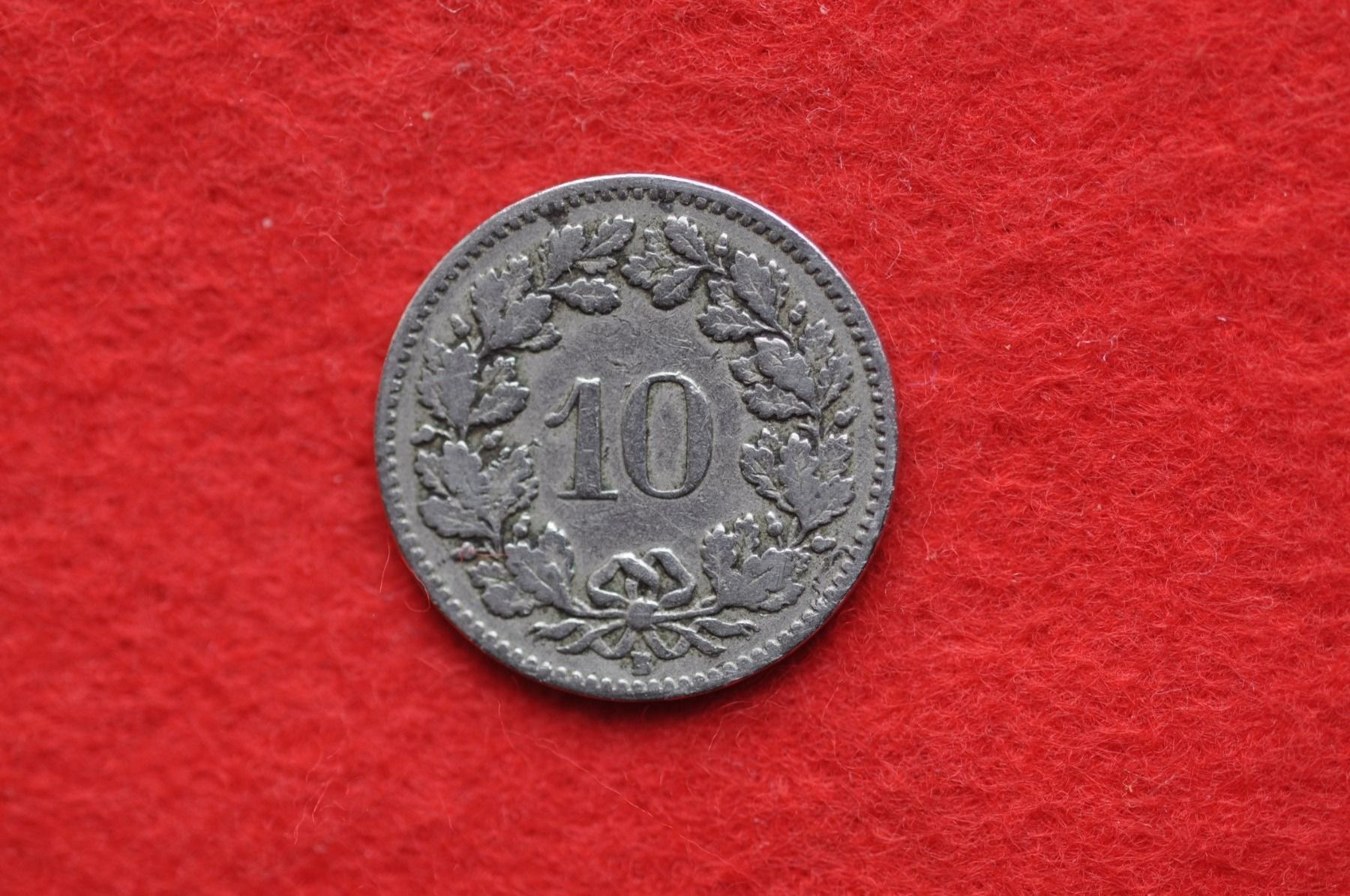Alle Münzen: 10 rappen 1909 – Gebraucht aus Laupen BE von Gufi57 1