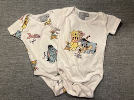2x Winnie Pooh Baby Bodys Gr. 62