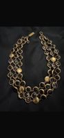 COACH Statement Gold tone multi strand necklace