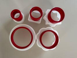 Ausstechformen Set 5-teilig verschiedene Formen NEU