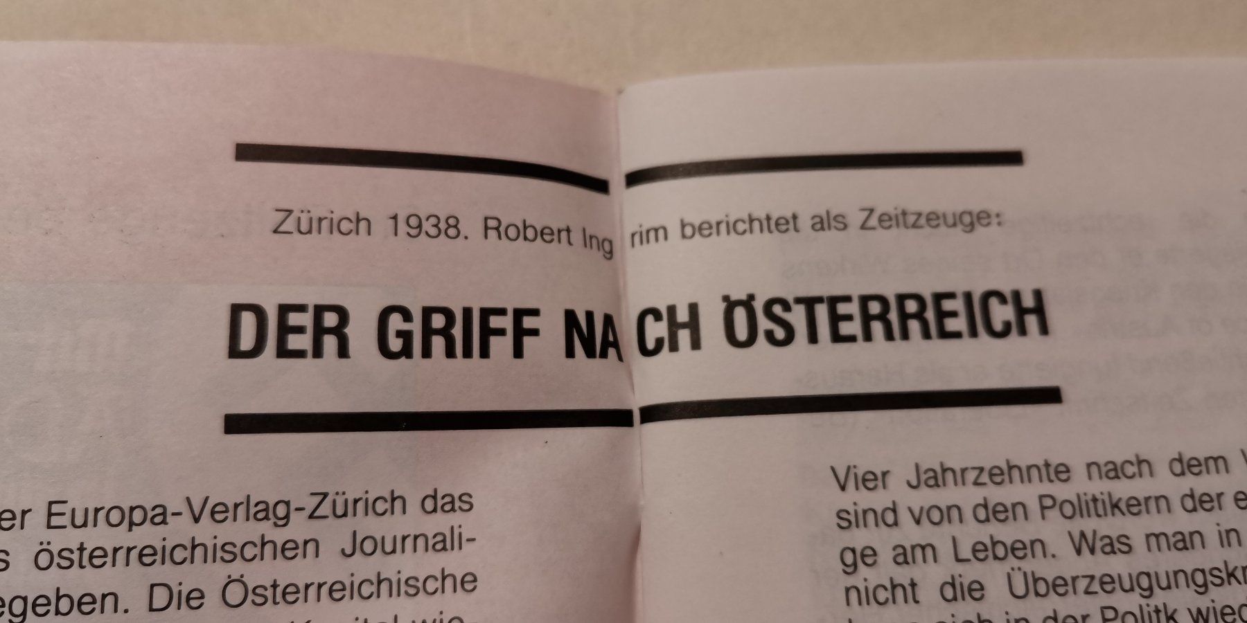 Libri: Der Griff nach Österreich - Robert Ingrim – Usato da Genève venduto da Somethingwicked 1