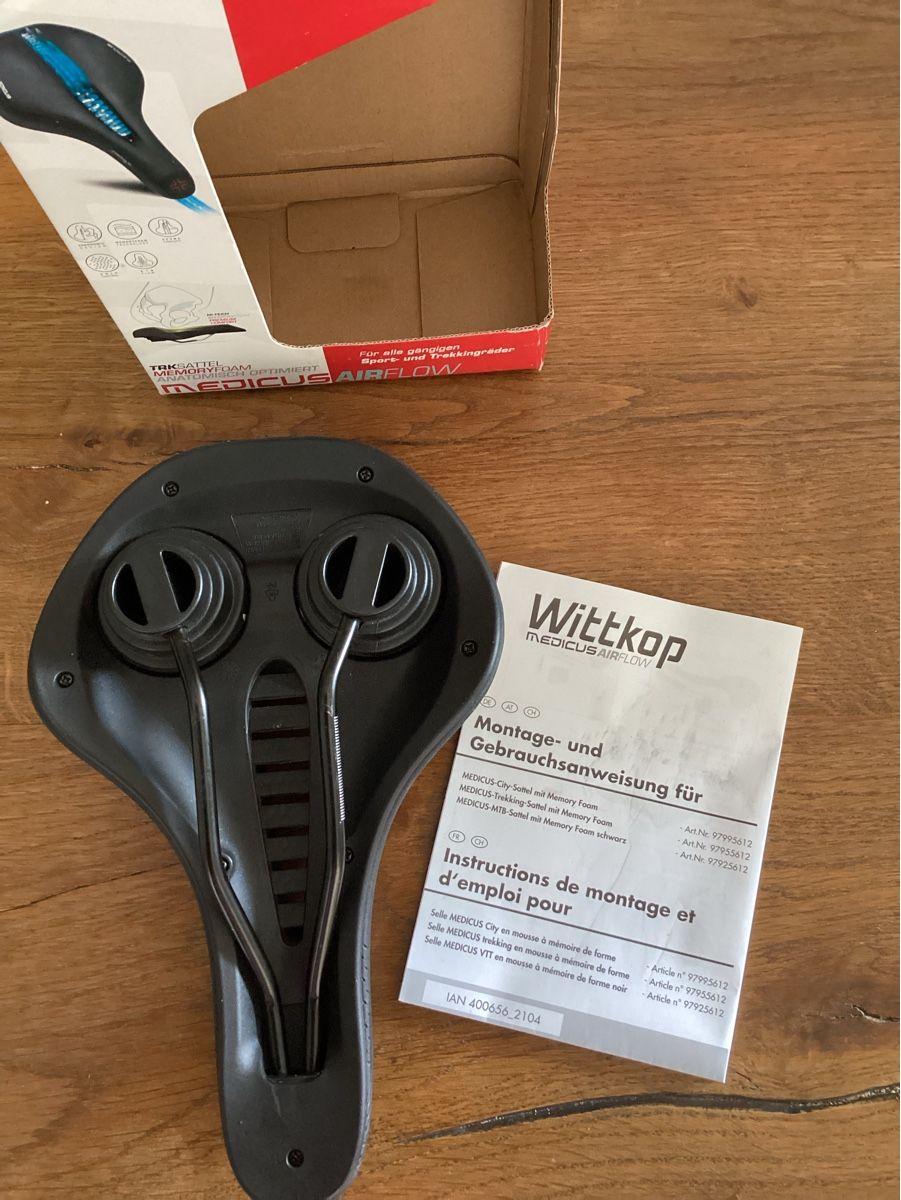 Ersatzteile: Super bequemer Medicus TRK Velosattel  – Neu (gemäss Beschreibung) aus Buchberg von LA4EEE 5