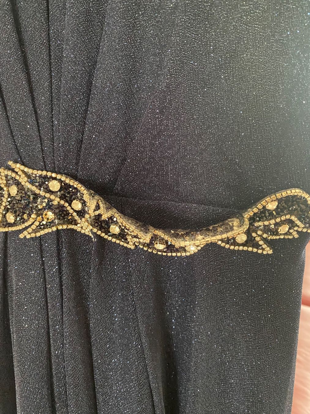 Vestiti: ABENDKLEID MIT STRASSGÜRTEL - DUNKELBLAU – Usato da Winterthur venduto da hil_7mxs 6