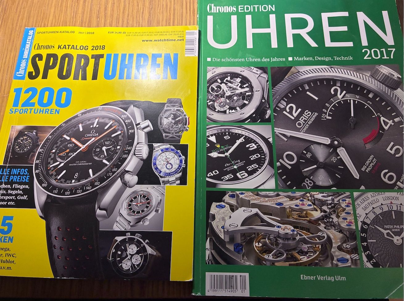 Riviste & Magazine: 2 spannende Uhrenkataloge – Usato da Baden venduto da Goldbaum