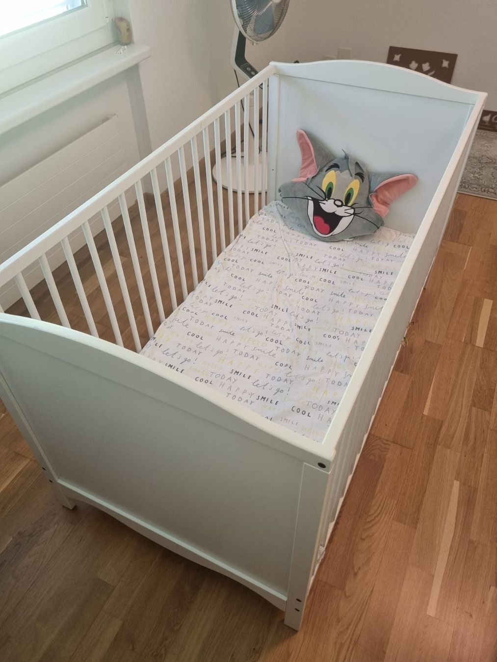 Ikea Lits: White baby crib + mattress – D'occasion à Uitikon Waldegg par nom_ply8 1