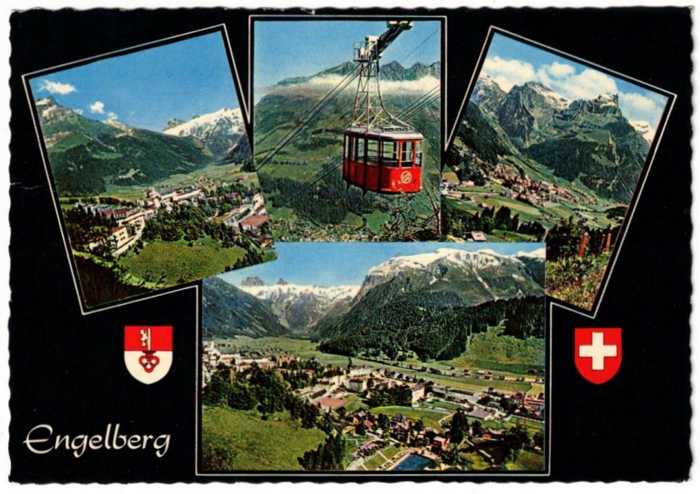 Cartoline postali: Engelberg - 4 Bild AK – Usato da Binningen venduto da Mountainrider