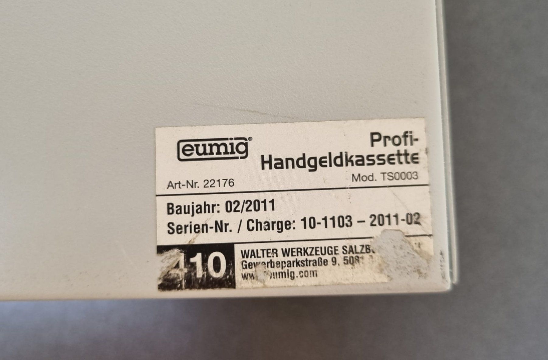Caisses enregistreuses: Geldkassette Eumig, abschliessbar – D'occasion à Ormalingen par ersahisi 4