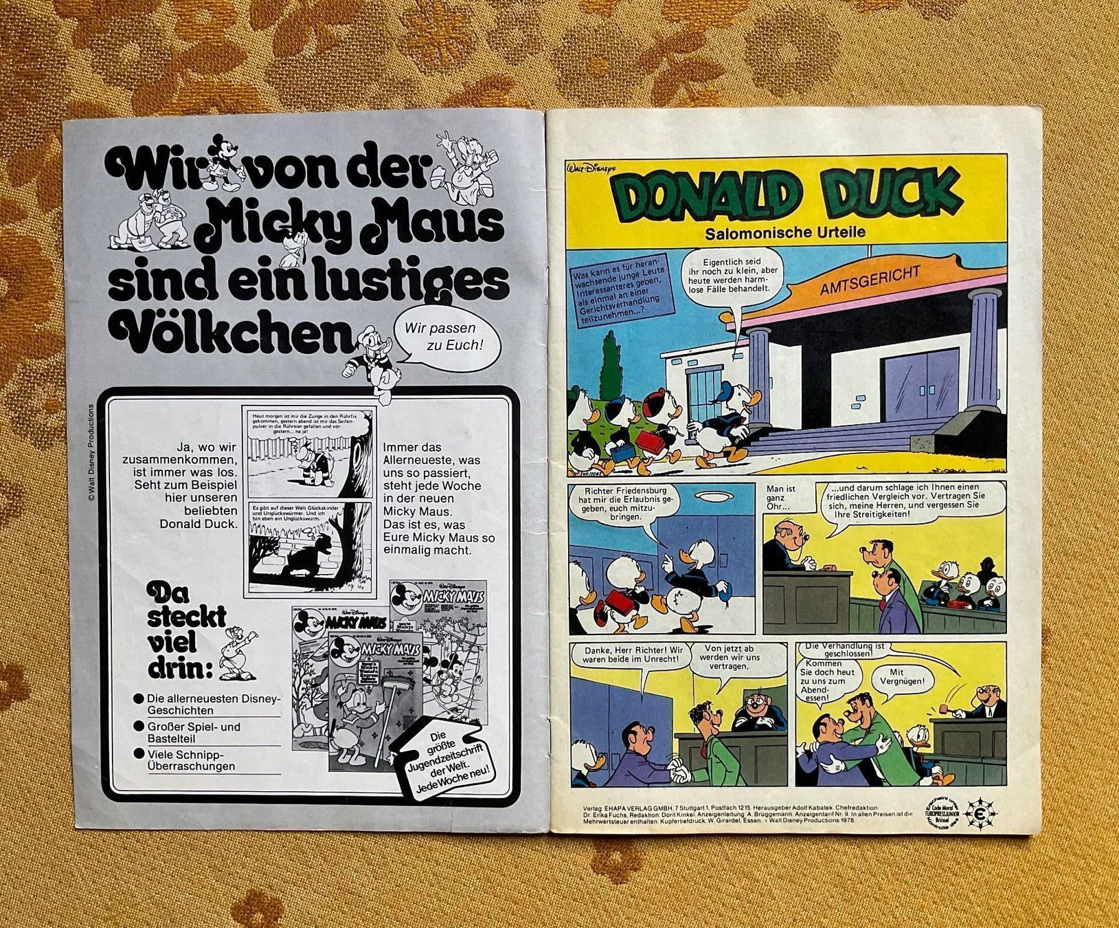Comics: Donald Duck Sonderheft Nr 54 von 1978 – Gebraucht aus Endingen von nathan05 1