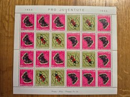 Bloc de timbres Suisses Pro Juventute de 1953