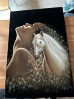 airbrush Bilder mit Frau und Pferd