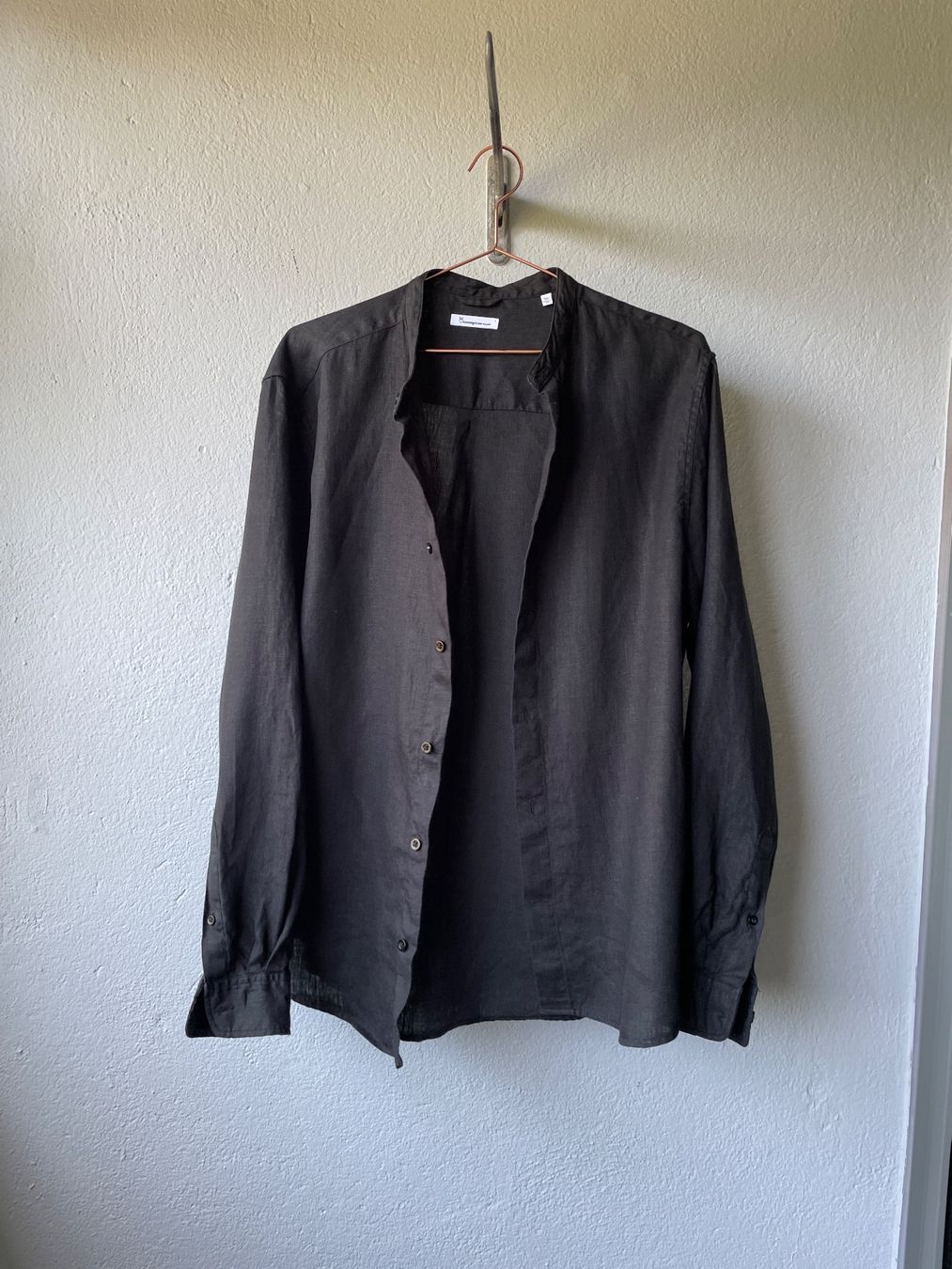 Camicie: Leinenhemd schwarz Knowledge Cotton Apparel Gr. L – Nuovo (secondo la descrizione) da Zürich venduto da Nhpp 1